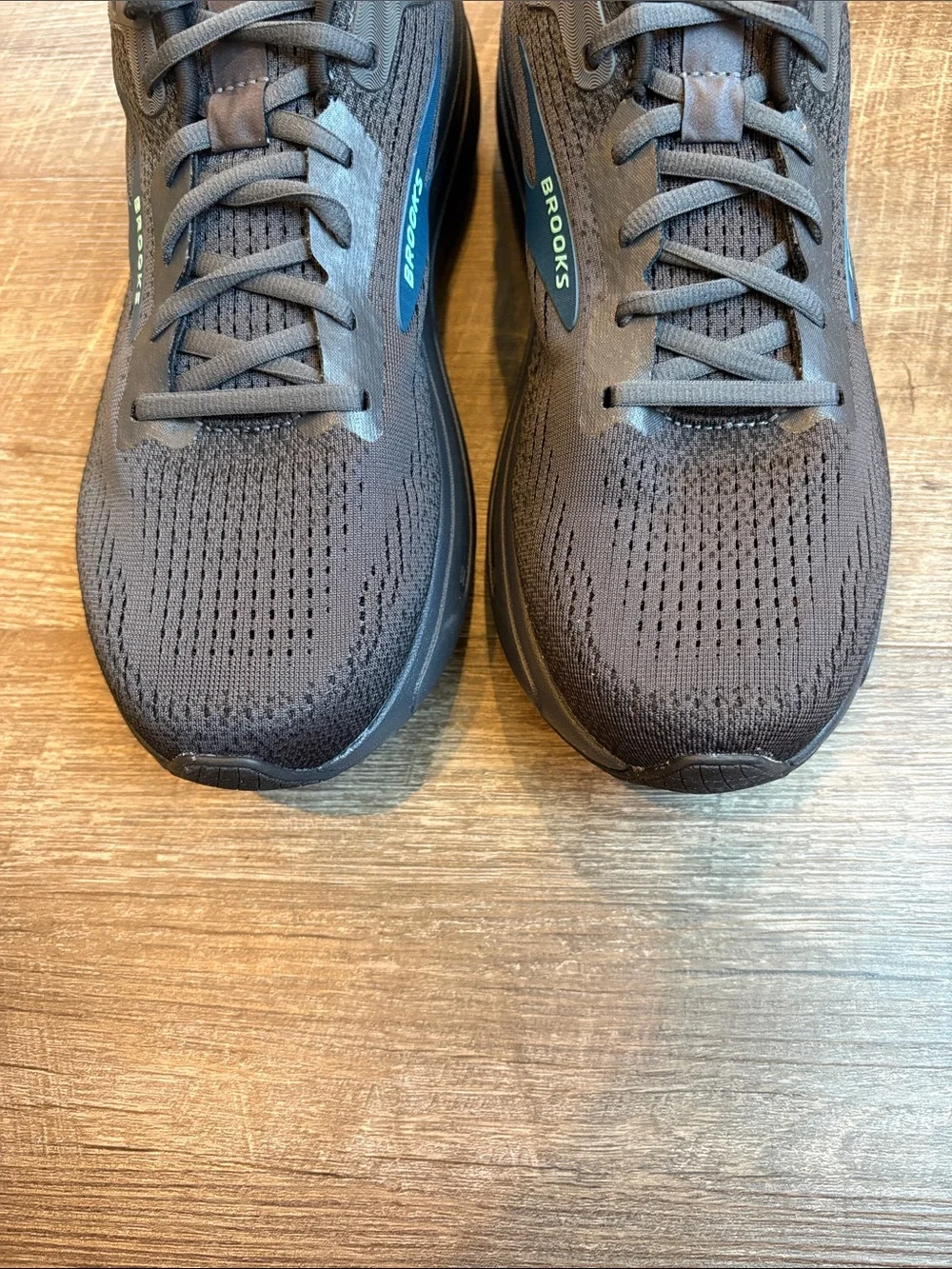 Brooks Ghost Max 2 Running Shoes Men's 9W WIDE Ebony/Blue Sapphire